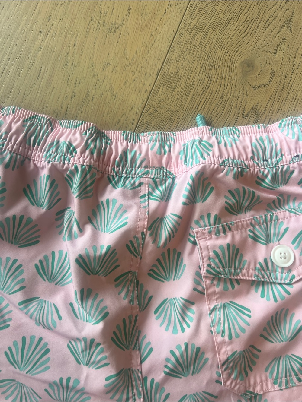 J crew pink and green swimsuit. Size small. - Picture 3 of 5